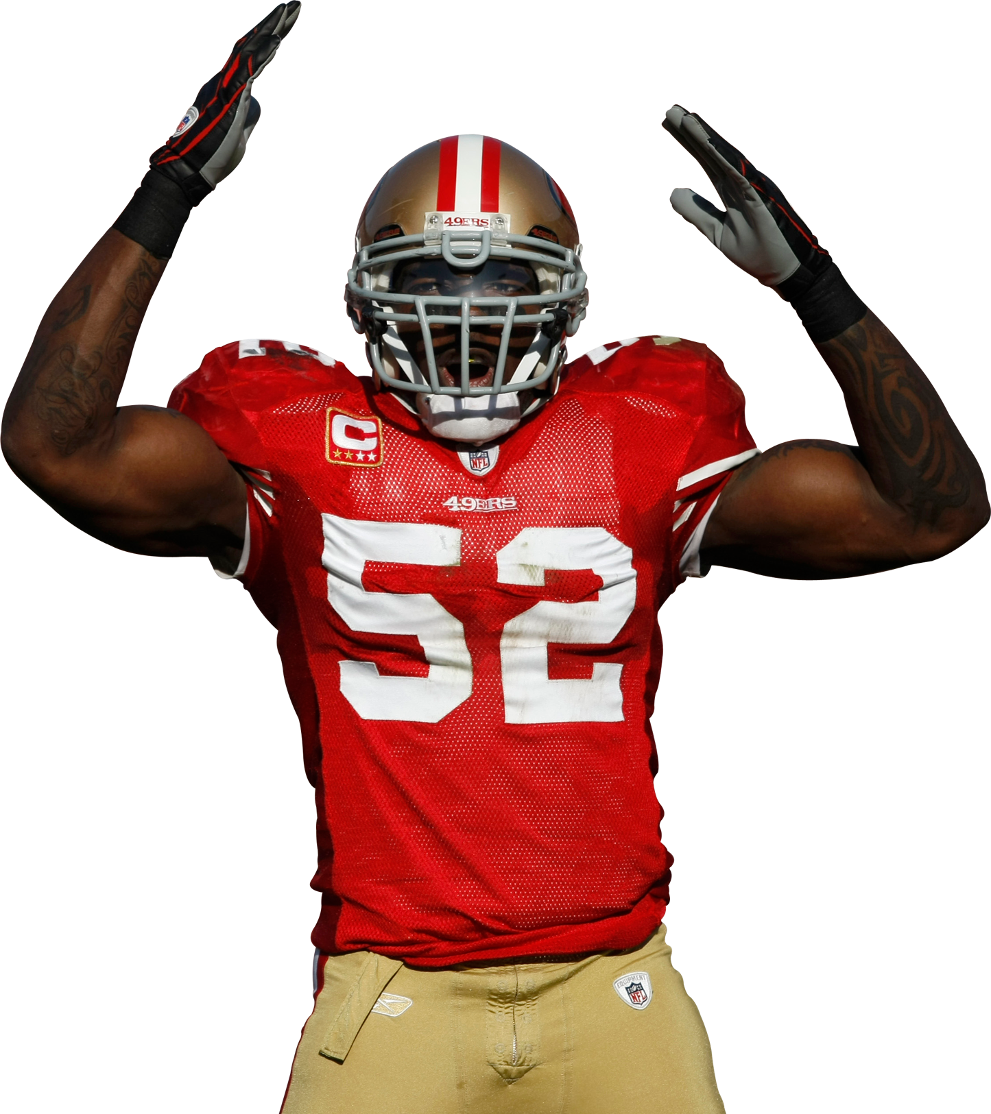 San Francisco49ers Player Pose PNG