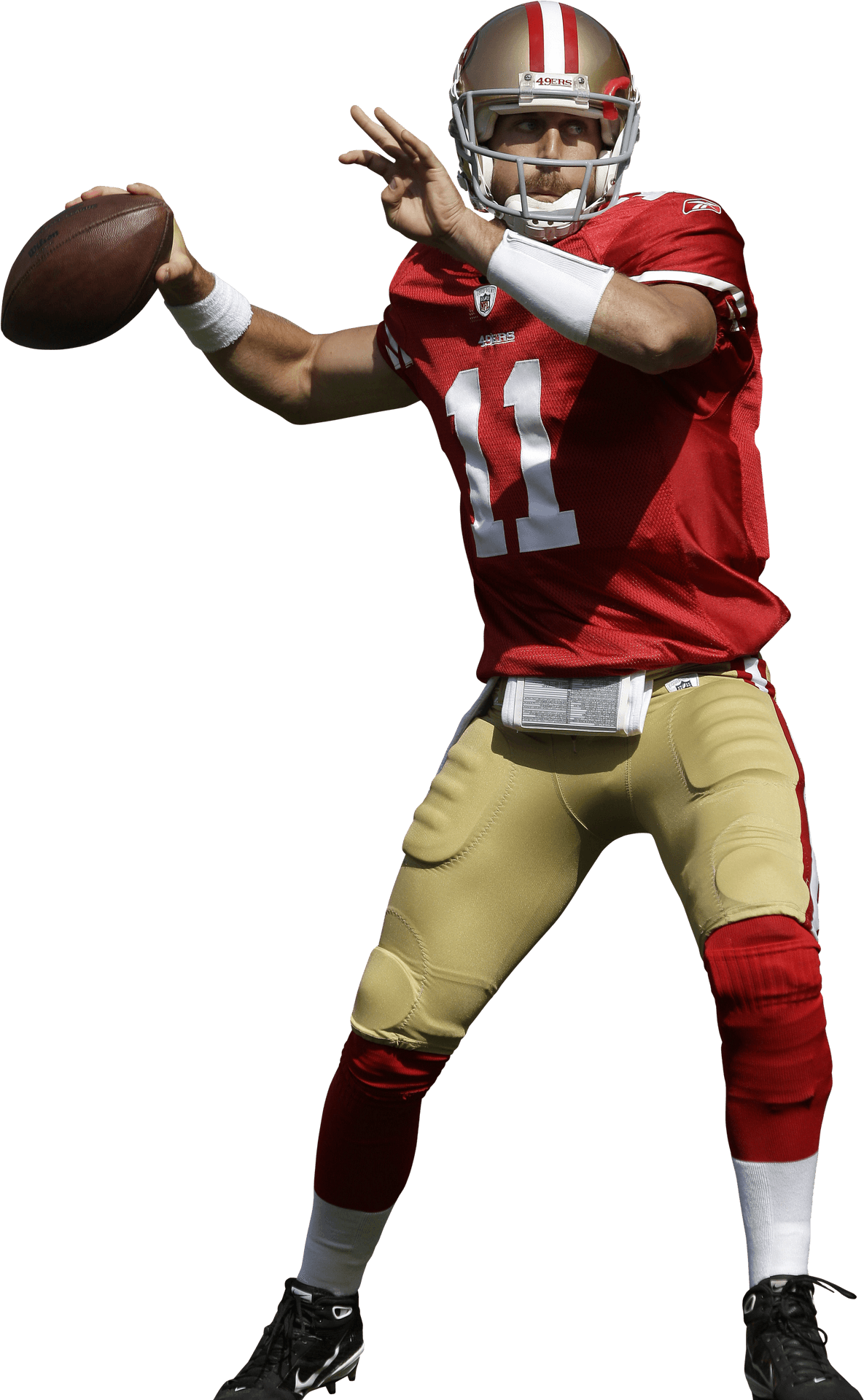 San Francisco49ers Quarterback Action Pose PNG