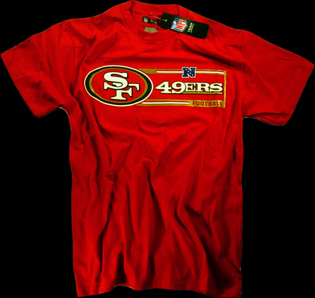 San Francisco49ers Red T Shirt PNG