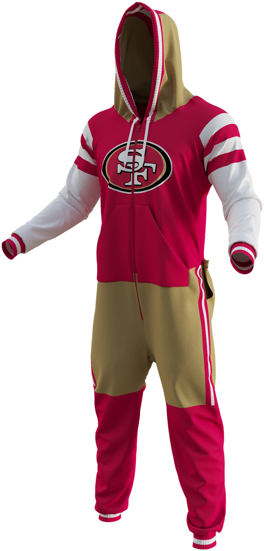 San Francisco49ers Themed Onesie PNG