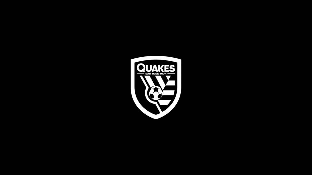 San Jose Earthquakes Black And White Emblem Wallpaper