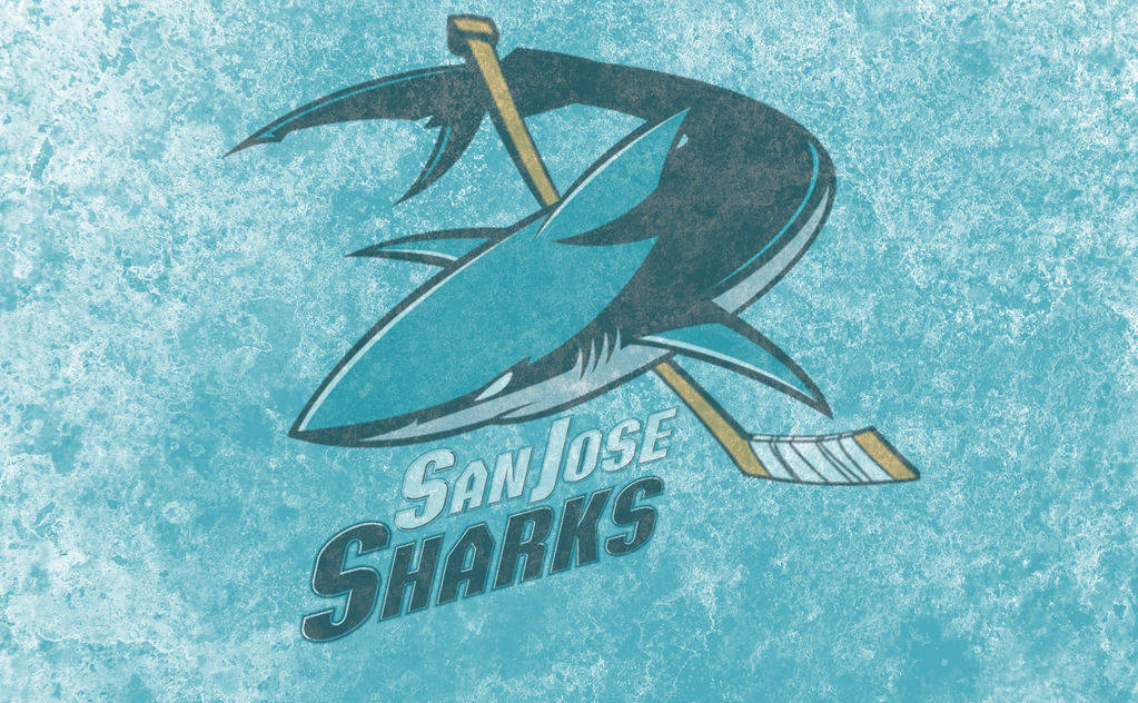 San Jose Sharks With Hockey Stick Wallpaper