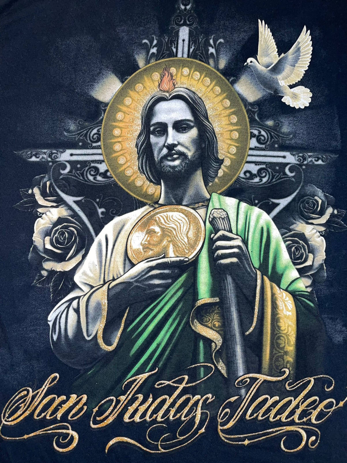 Sacred Image of San Judas Wallpaper