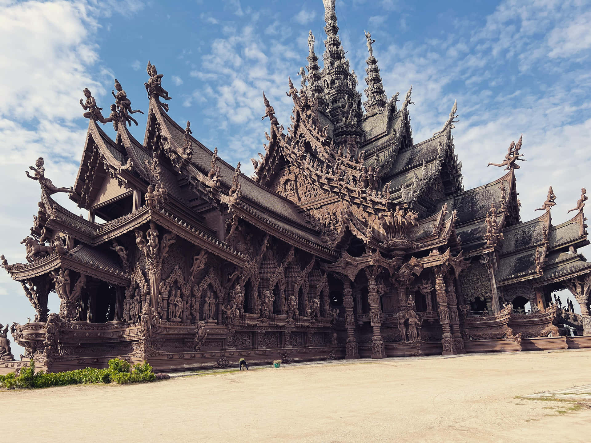 Sanctuary Of Truth From Down Below Wallpaper