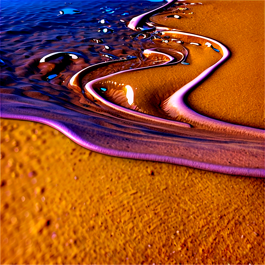 Sand And Water Interface Png 42 PNG