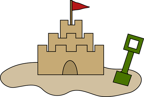 Sand Castle Beach Toy PNG
