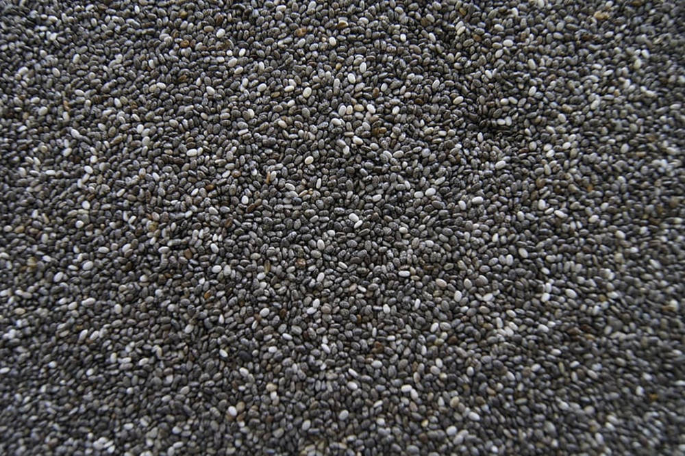Nutritious Chia Seeds Close-Up Wallpaper