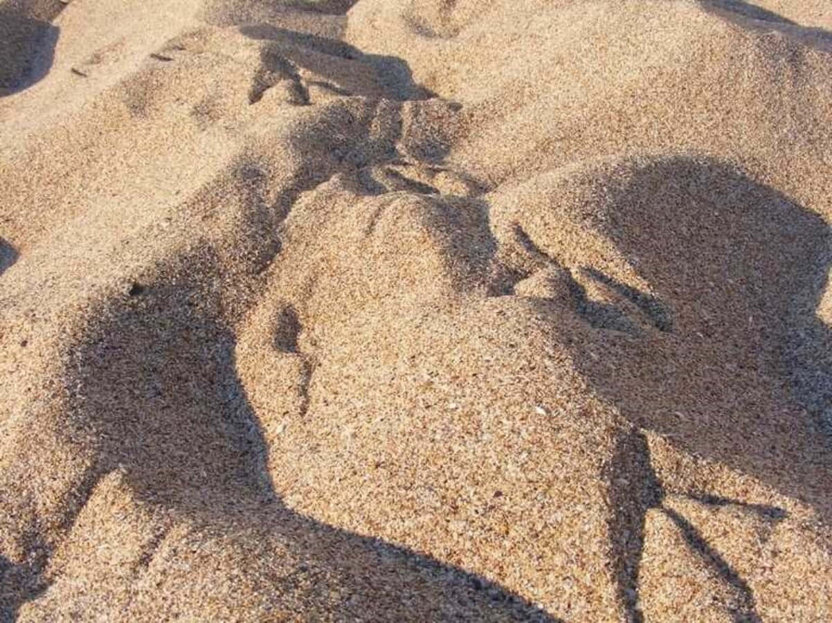 Immaginedella Cupola Di Sabbia Granulare