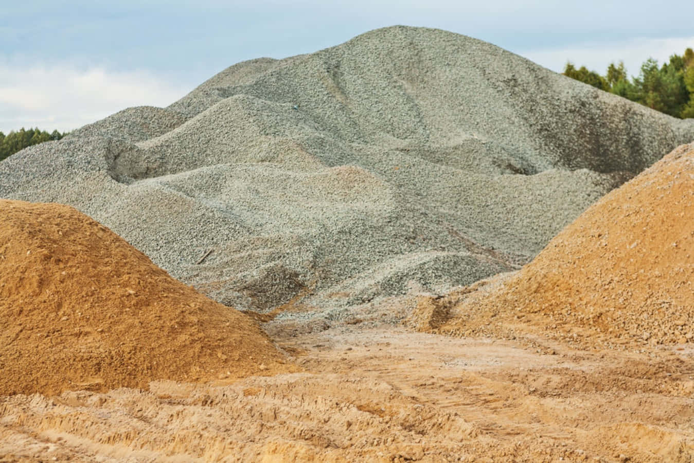 Pile Of Sand And Gravel Picture