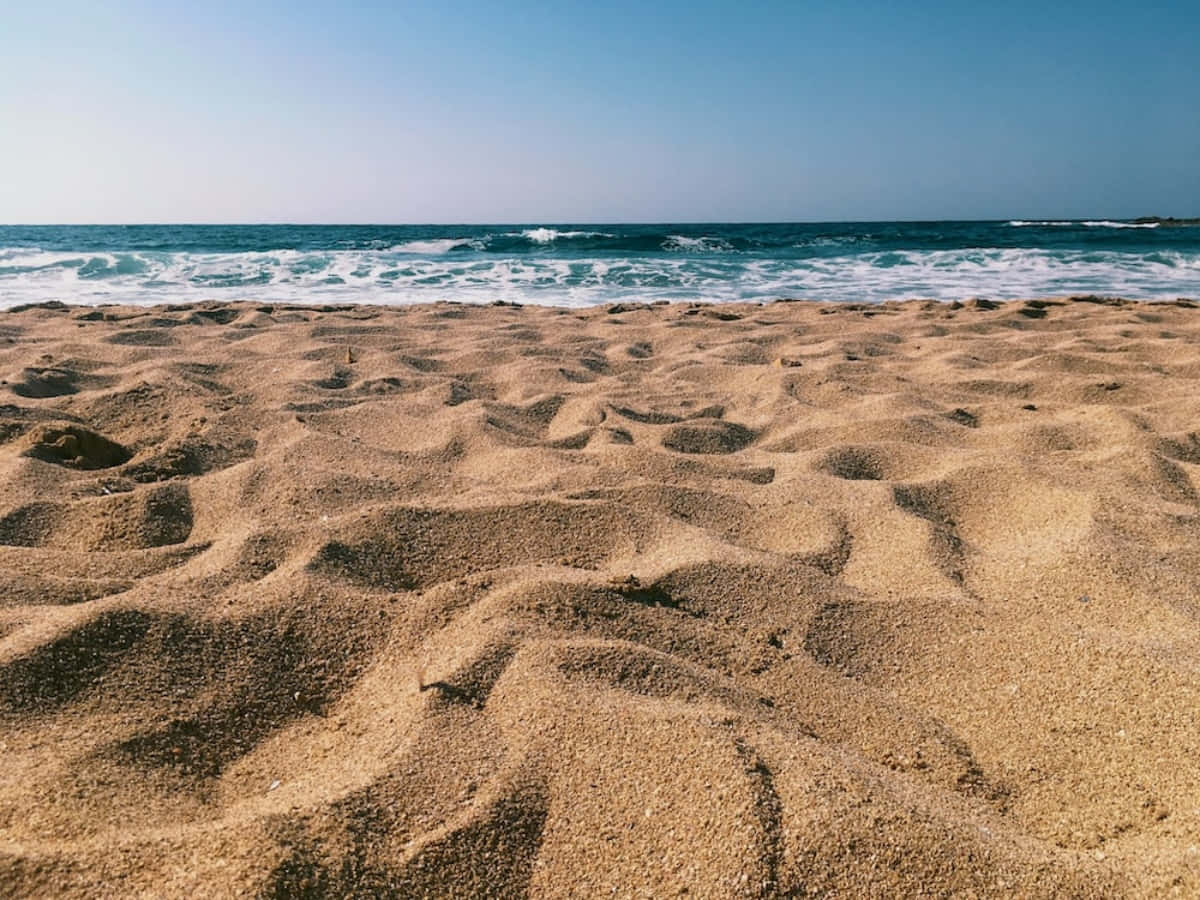 Immaginedelle Dune Di Sabbia Granulosa Sulla Spiaggia.