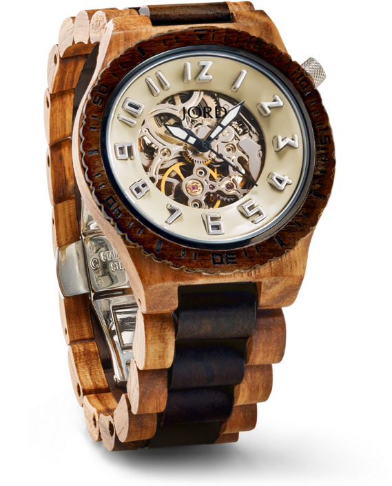 Sandalwood Automatic Watch PNG