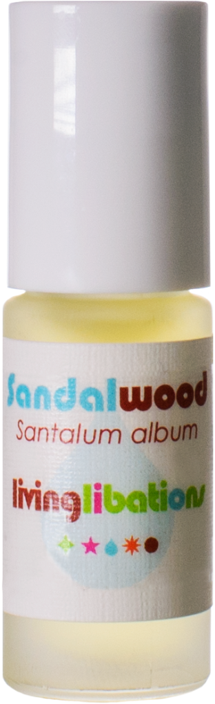 Sandalwood Essential Oil Bottle PNG