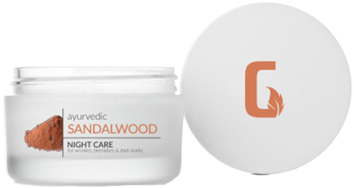 Sandalwood Night Care Cream Product PNG