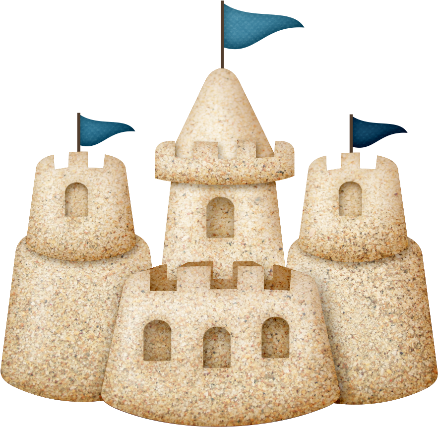 Download Sandcastle Illustration | Wallpapers.com