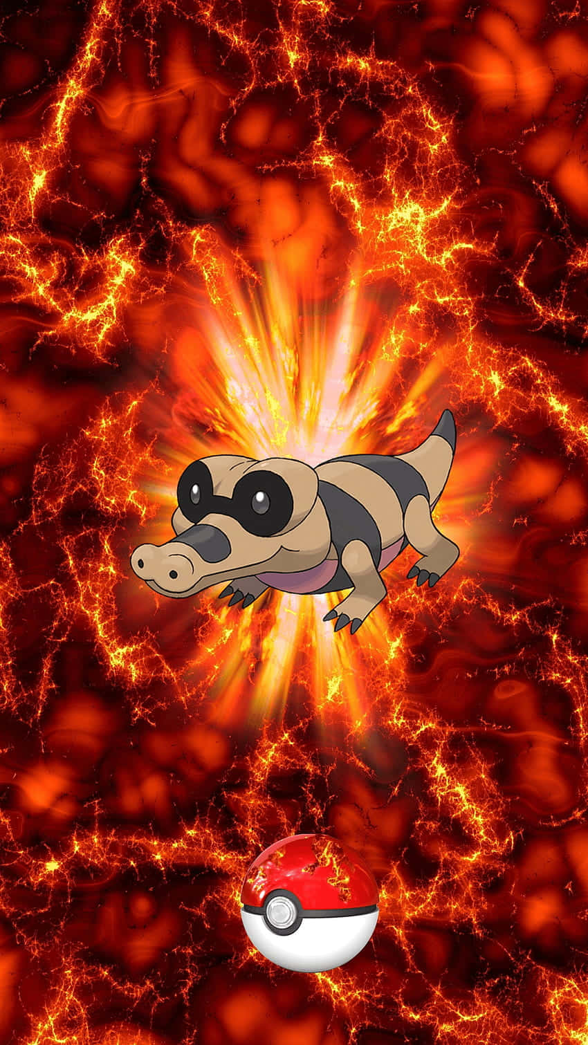 Sandile Surrounded By Fire Phone Wallpaper