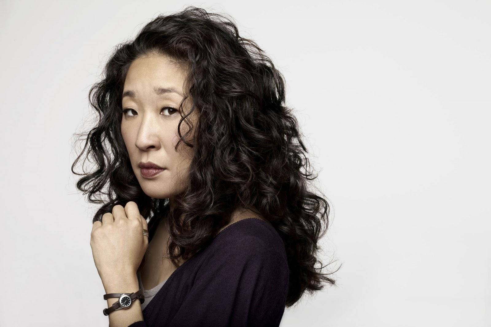 Sandra Oh Marie Claire Magasin Fotoshoot Tapet Wallpaper