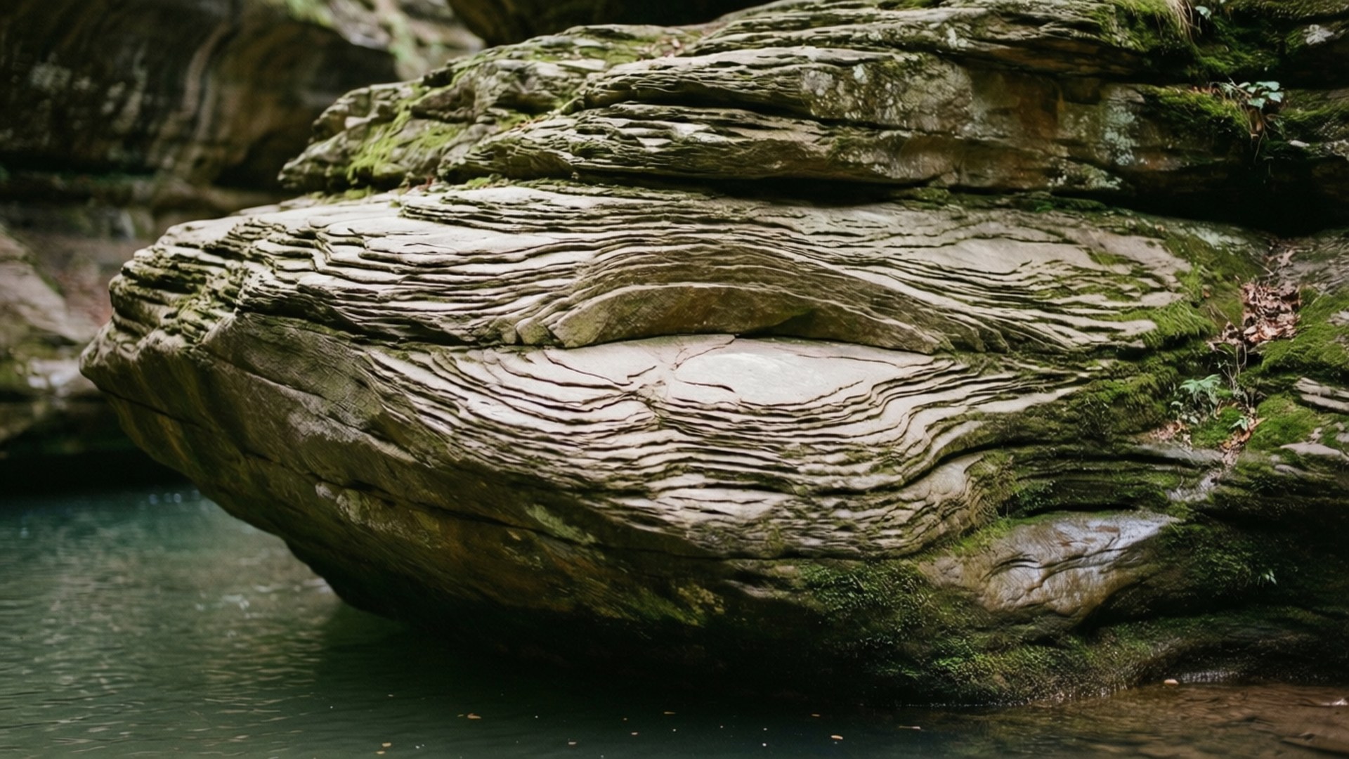Sandstone Patterns Close-Up Wallpaper