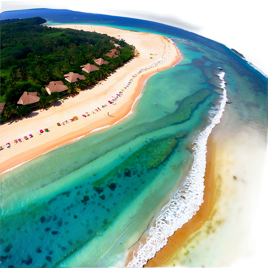 Sandy Beach Aerial View Png 18 PNG