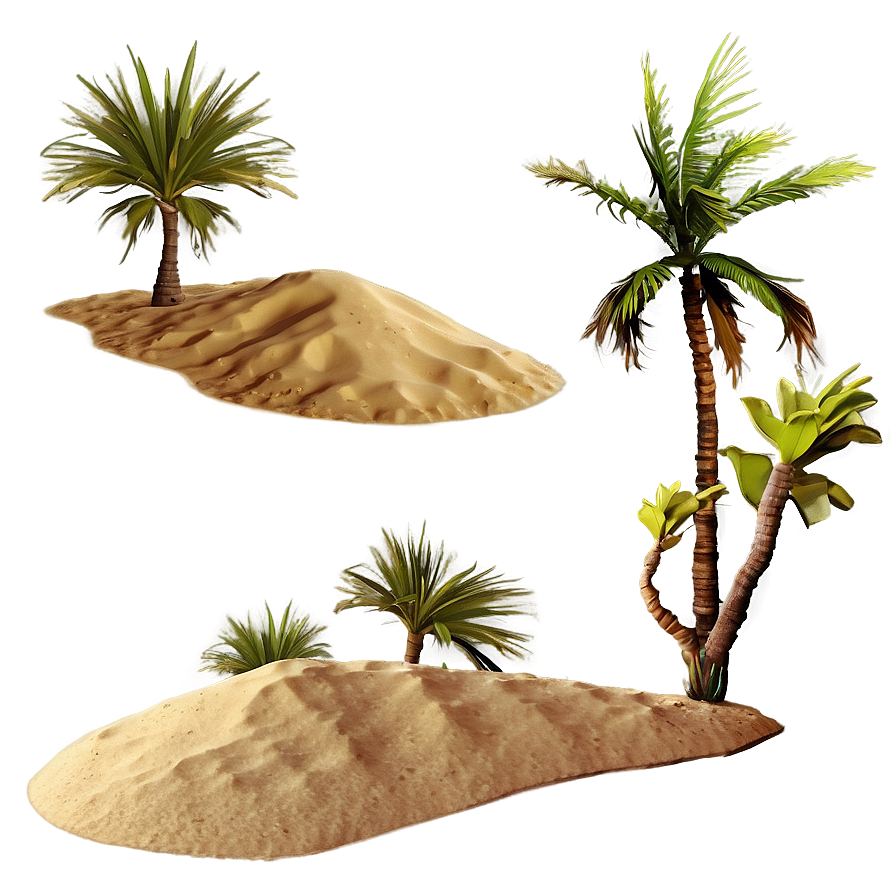 Sandy Desert Mirage Png 82 PNG