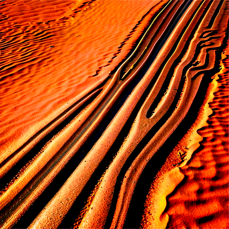 Sandy Desert Road Journey Png 56 PNG