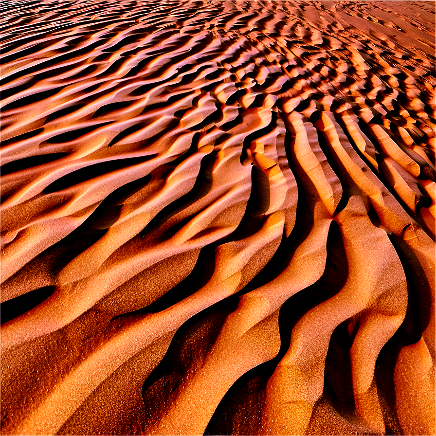 Sandy Dunes Wind Patterns Png 06242024 PNG