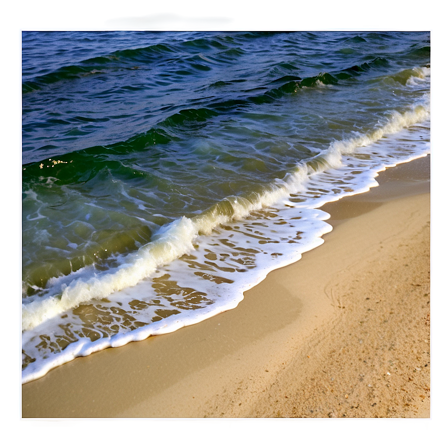 Sandy Shoreline Waves Png Qgf6 PNG