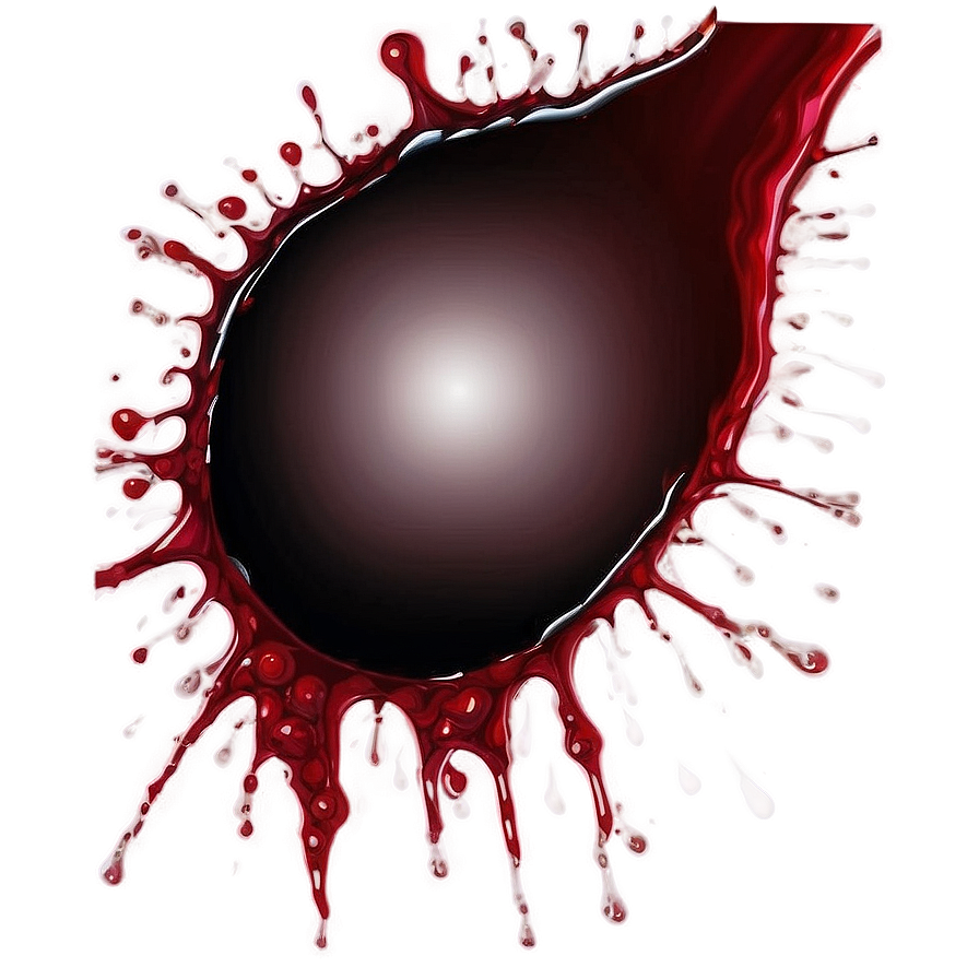 Sanguine Stains: Blood Spot Vector Png Ihf PNG