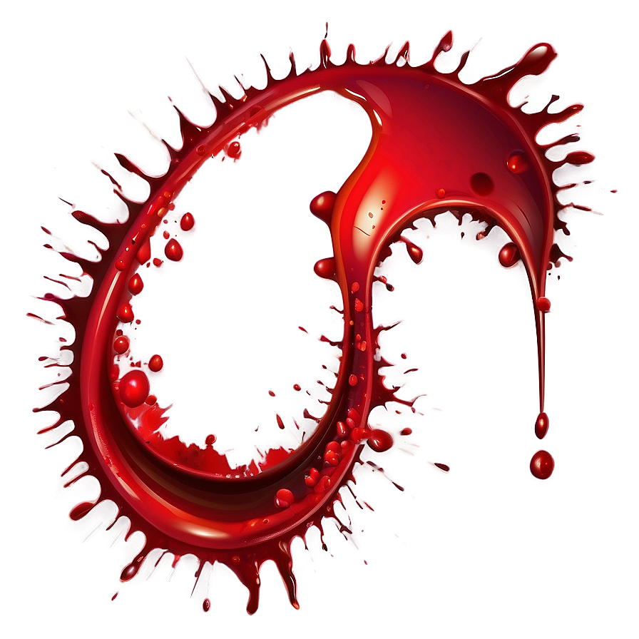 Sanguine Stains: Blood Spot Vector Png Rir53 PNG