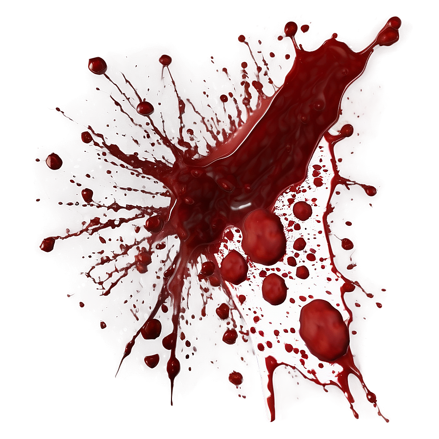 Sanguine Trails: Blood Spatter Effect Png Trd89 PNG