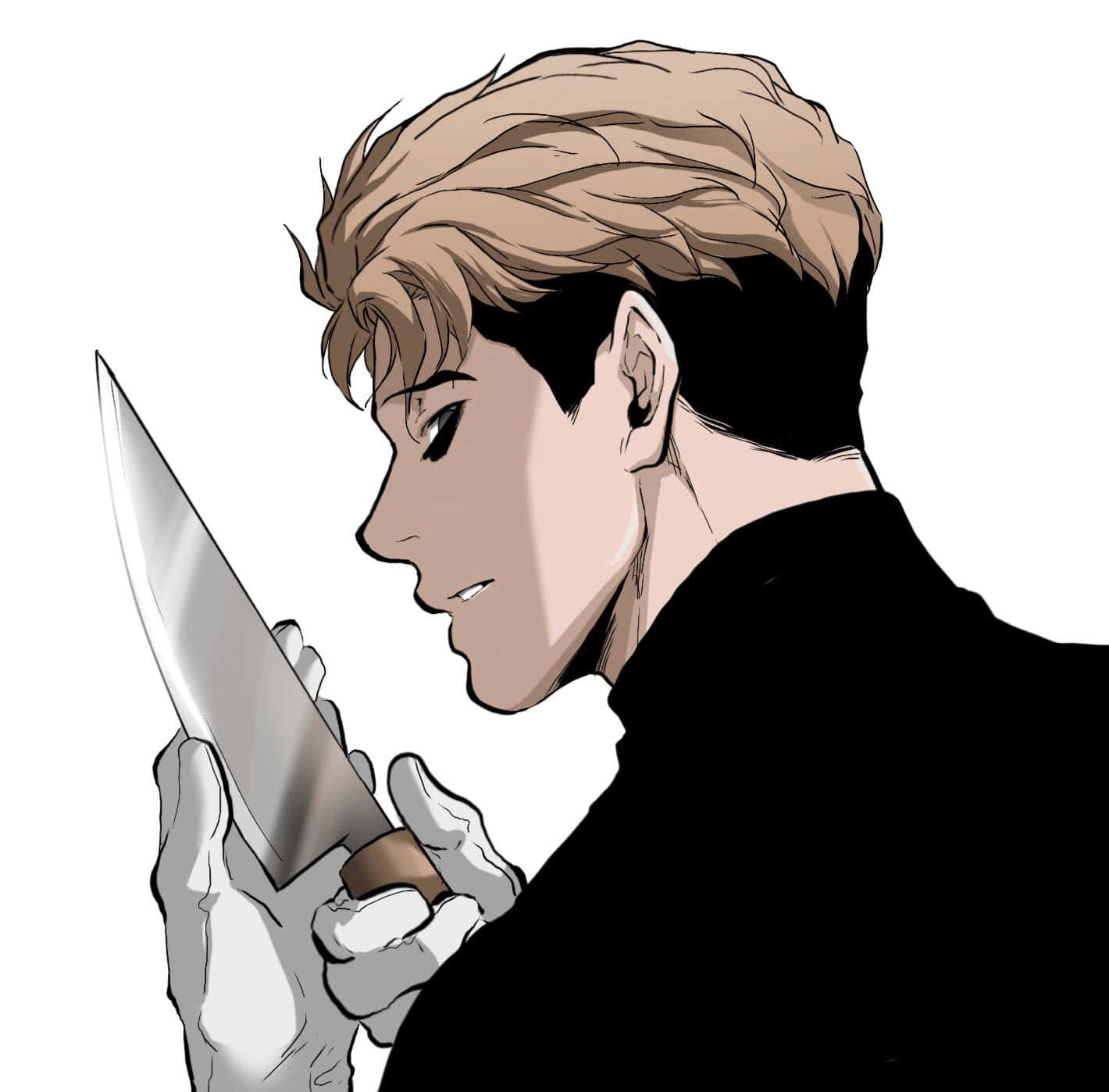 Esteapuesto Hombre Es Sangwoo, El Misterioso Y Retorcido Personaje De La Serie De Manga Coreana Killing Stalking. Fondo de pantalla