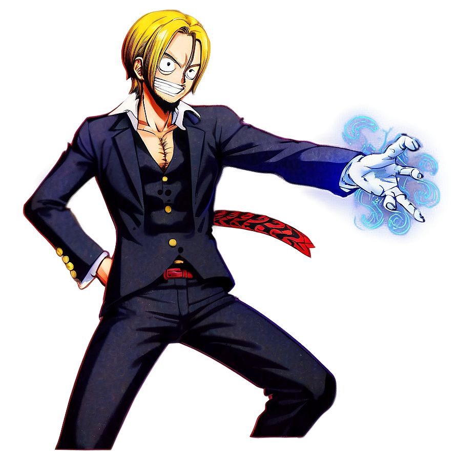 Download Sanji Fighting Pose Png Njx | Wallpapers.com