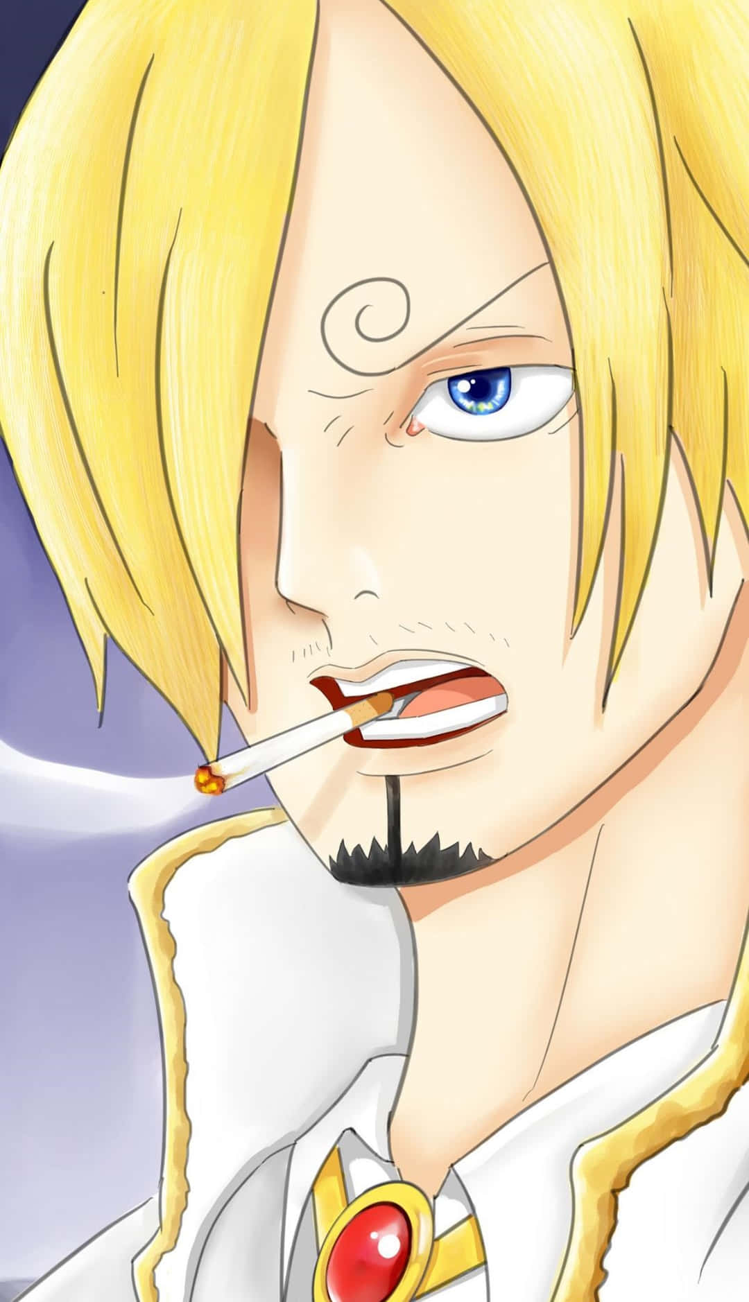 Sanji from One Piece on iPhone Wallpaper Wallpaper