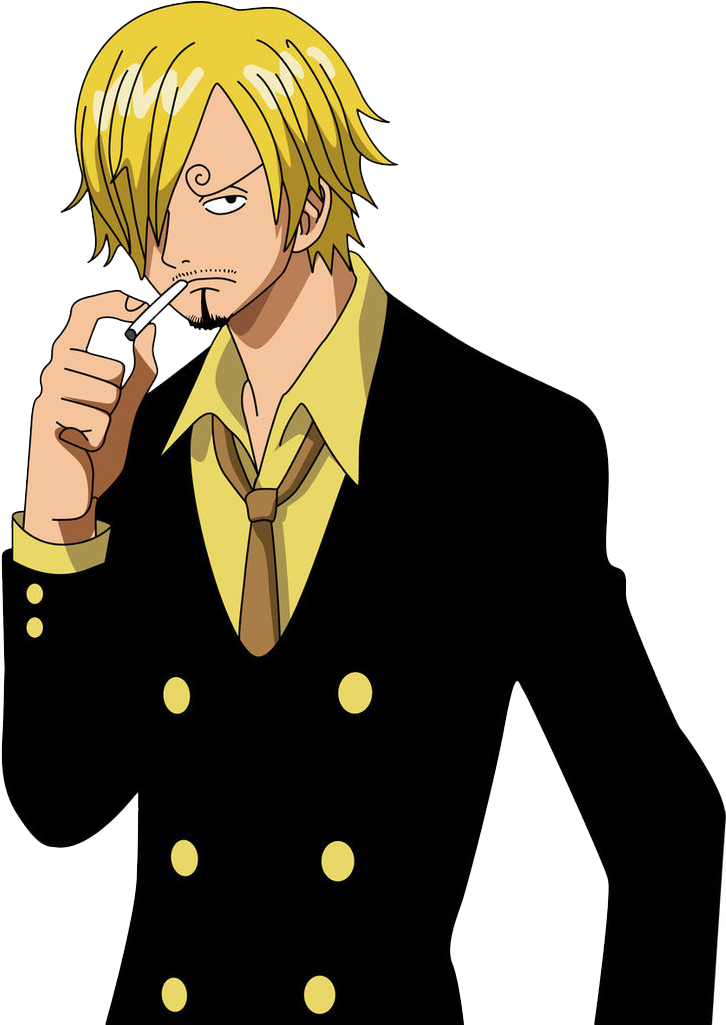 Sanji One Piece Anime Character PNG