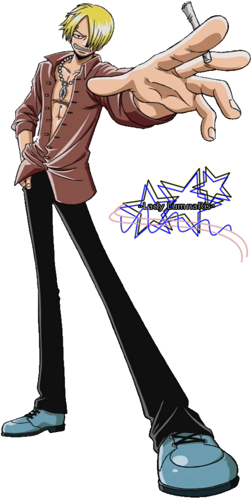 Sanji One Piece Anime Character PNG