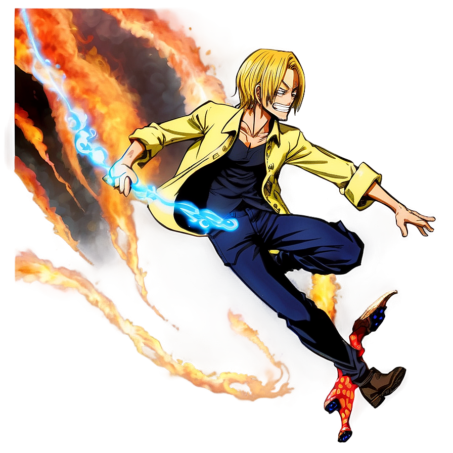 Sanji Sky Walk Technique Png 05212024 PNG