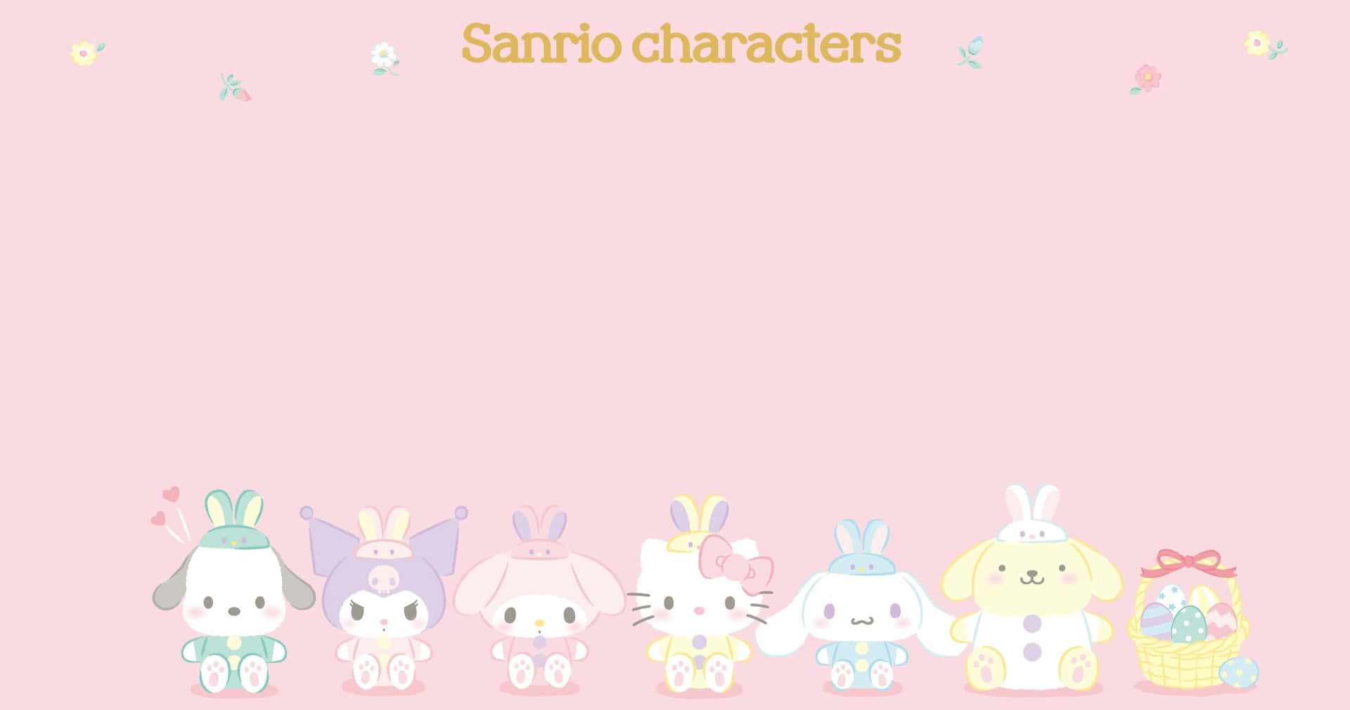 Sanrio Characters Pastel Aesthetic Wallpaper
