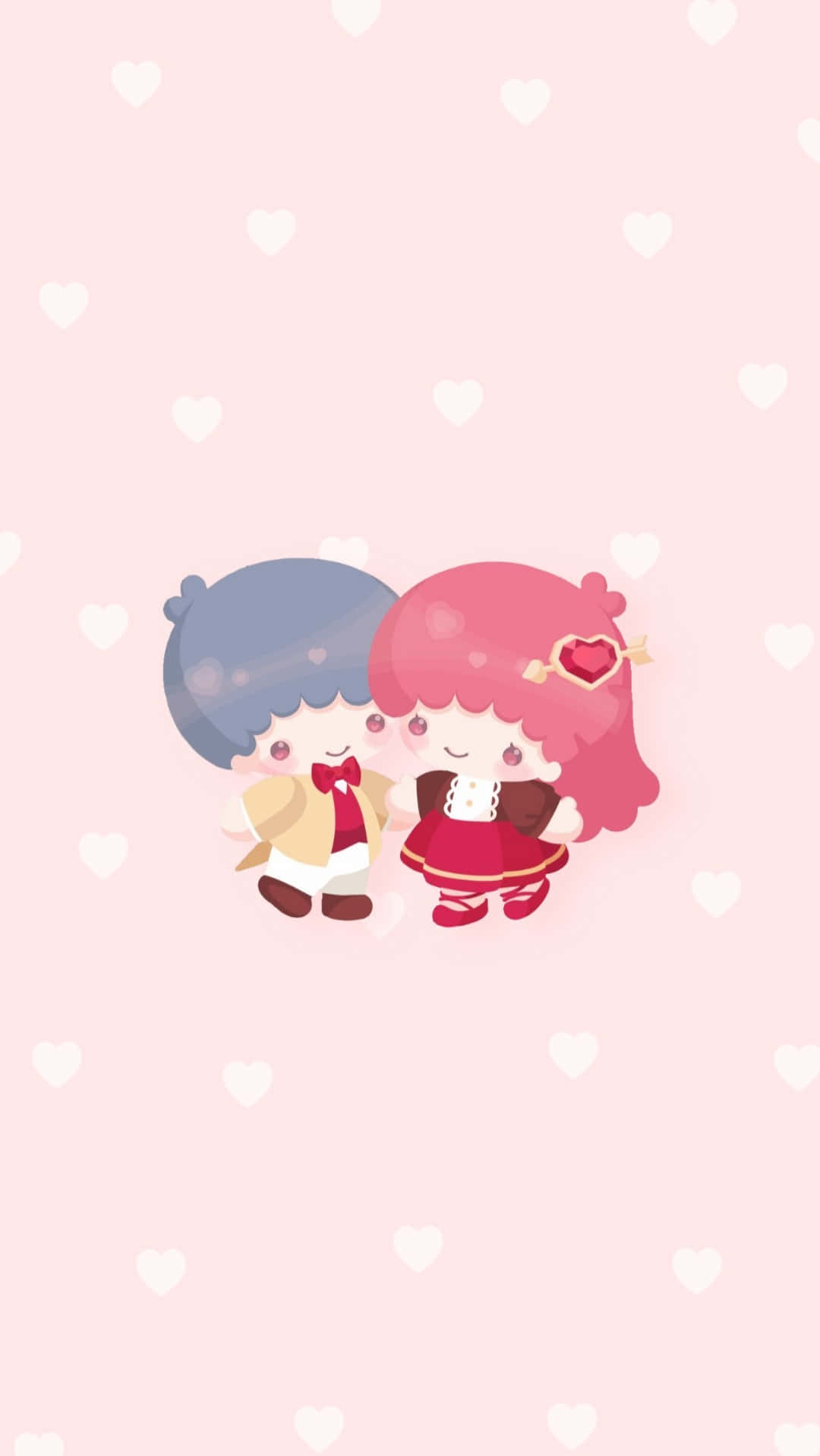 Sanrio Characters Valentines Day Celebration Wallpaper