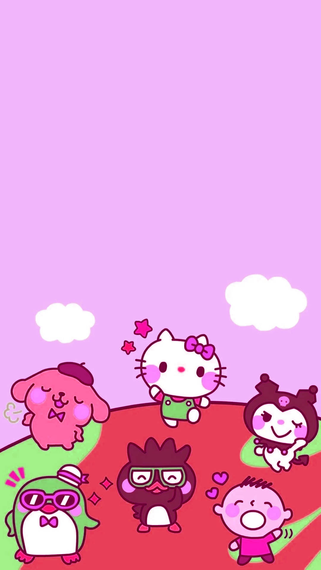 Get your daily energy boost with an adorable Sanrio-themed desktop! Wallpaper