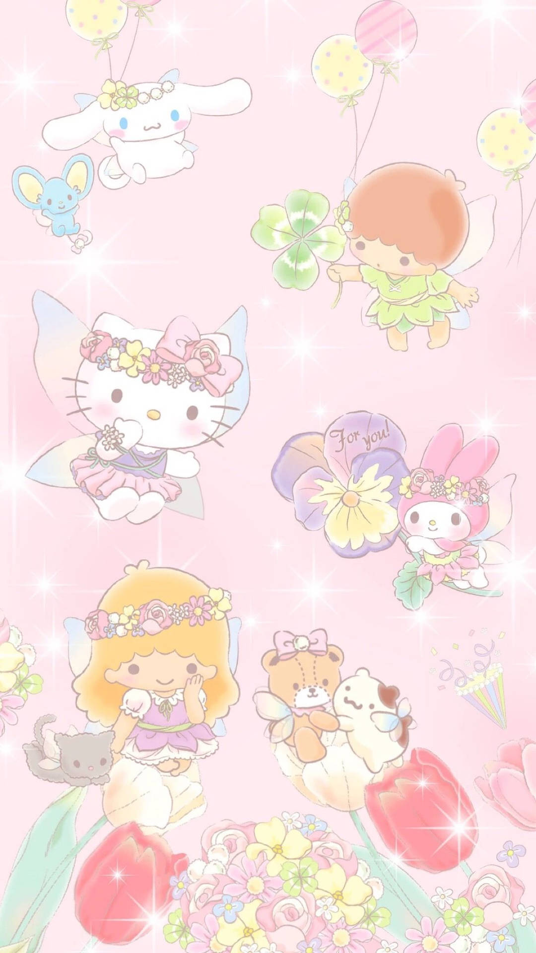Make friends with Sanrio's Fairy Friends! Wallpaper