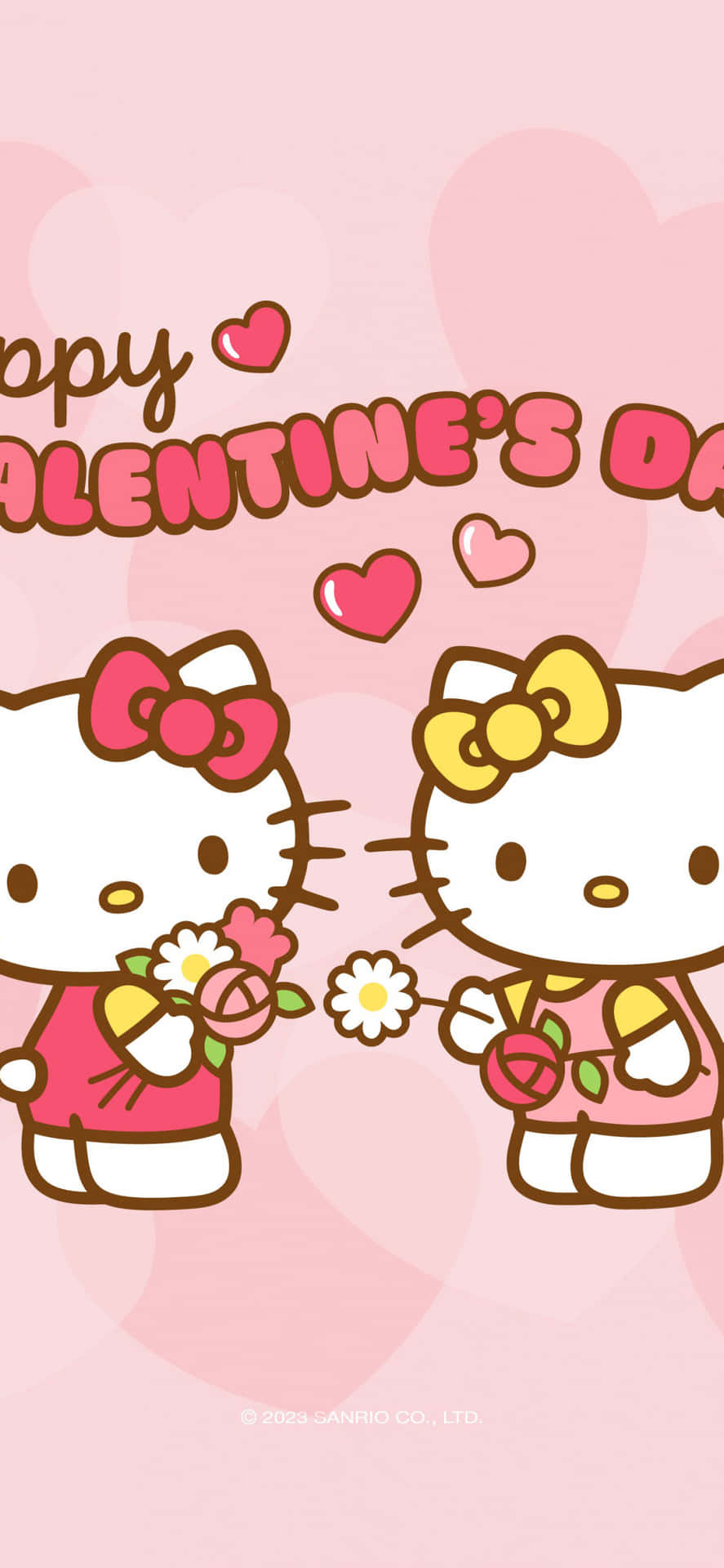 Sanrio_ Hello_ Kitty_ Valentines_ Day_ Celebration Wallpaper