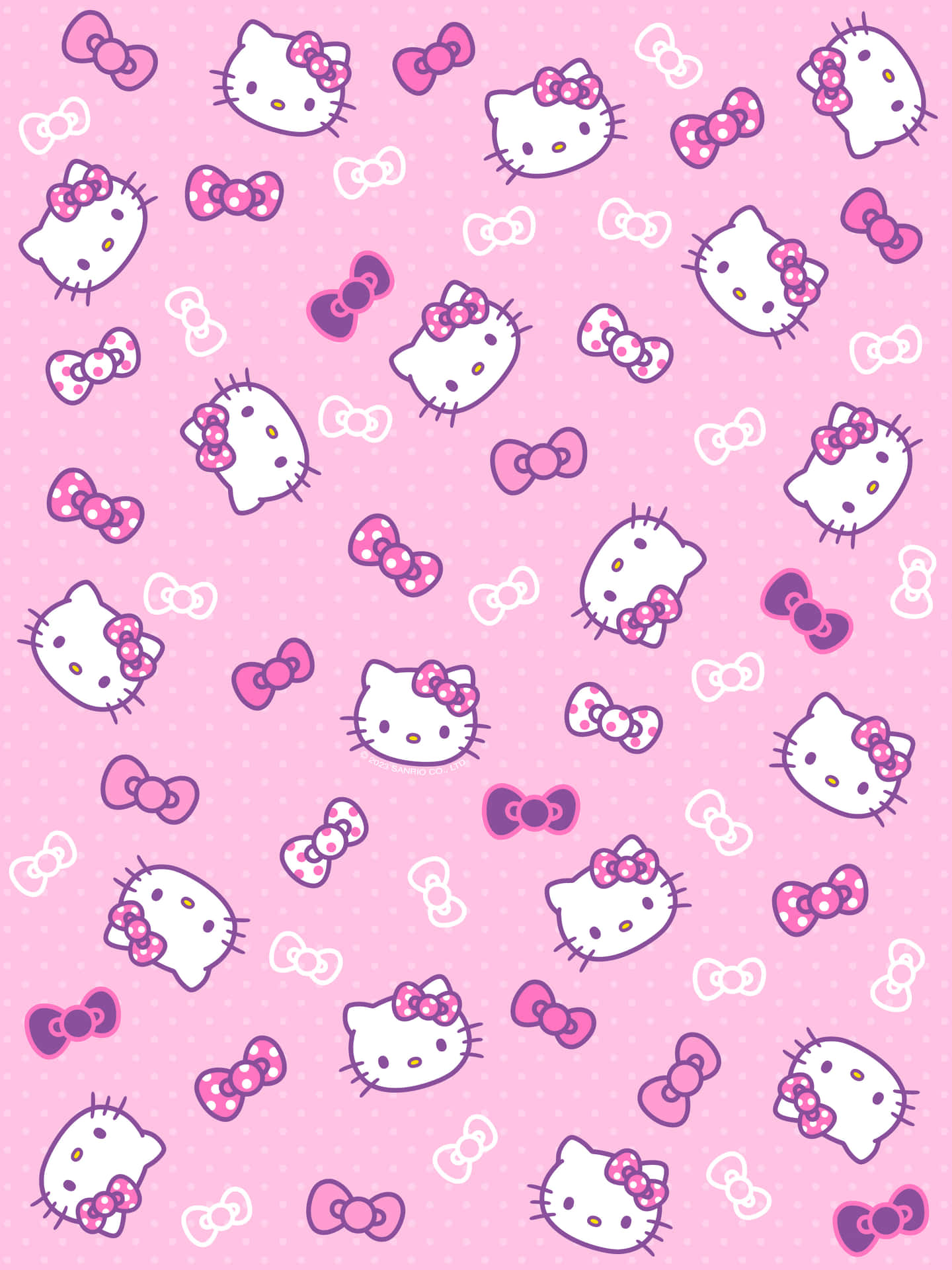 Sanrio Hello Kitty Valentines Pattern Wallpaper