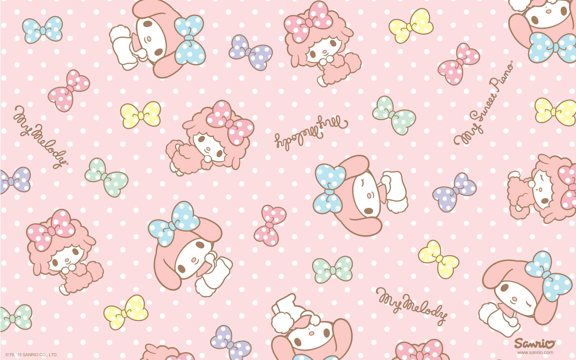 My Melody and her Best Friends Wallpaper