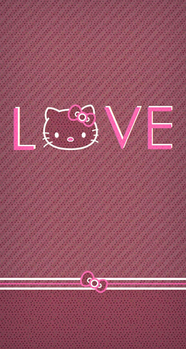 Hello kitty, love, pink, HD phone wallpaper