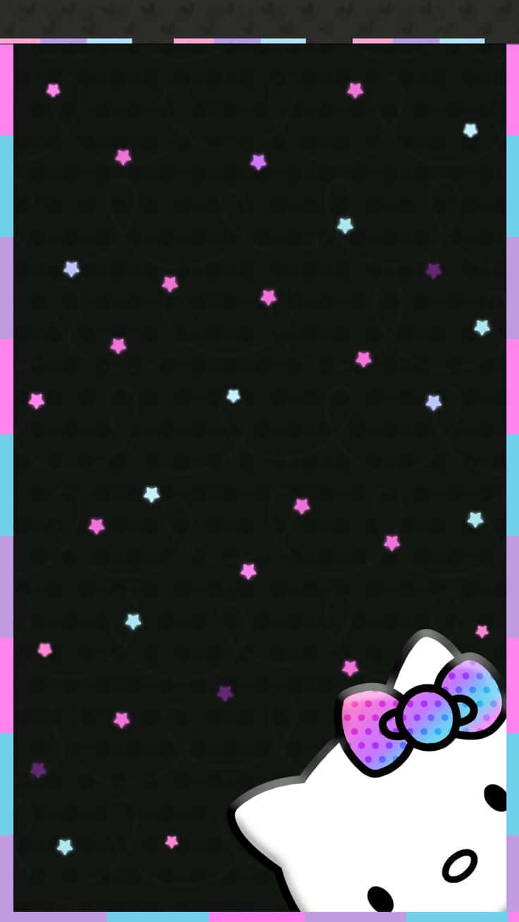 Black Sanrio Phone Wallpaper