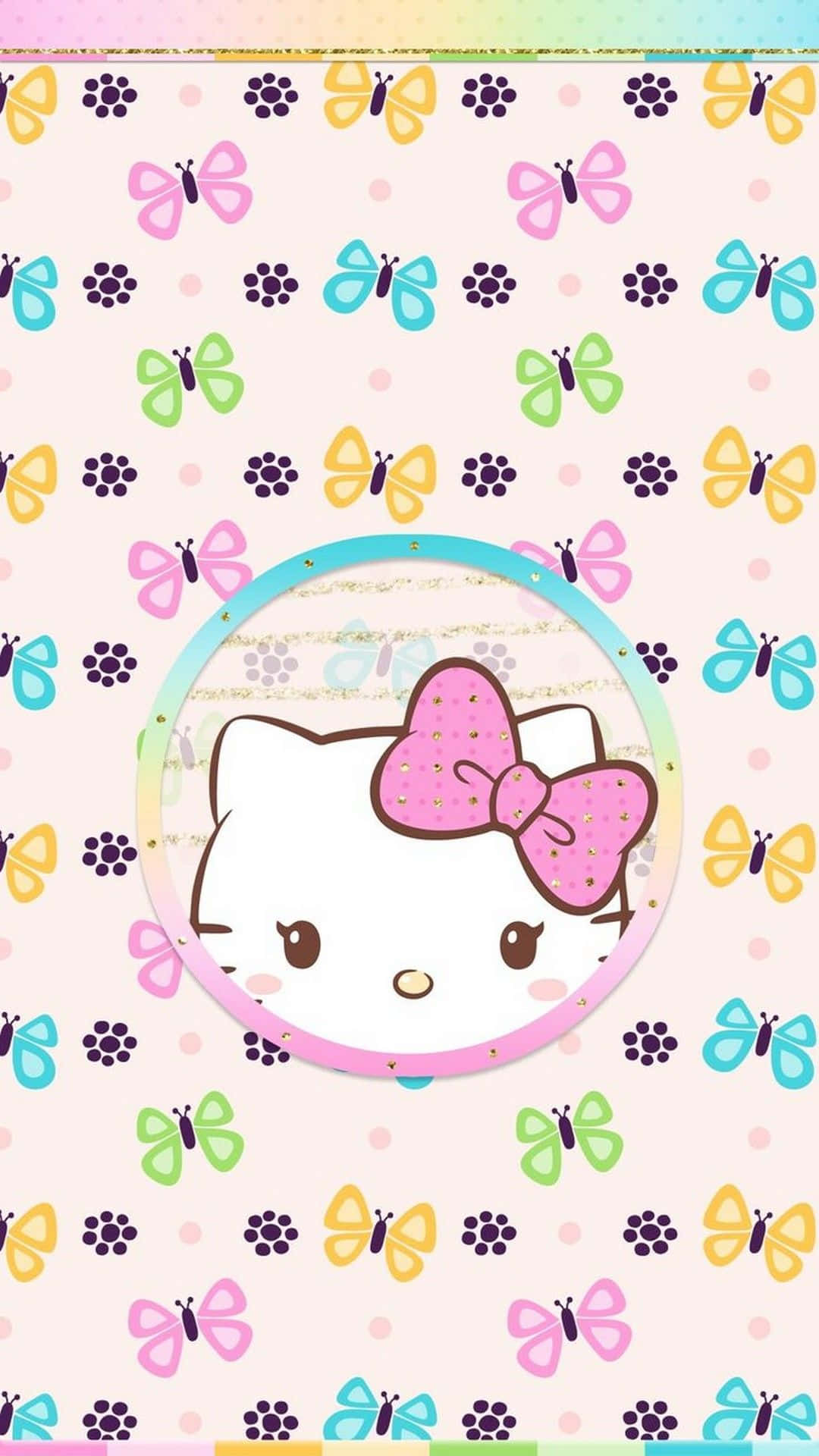 "Reach Out and Connect with Sanrio Phone" Wallpaper