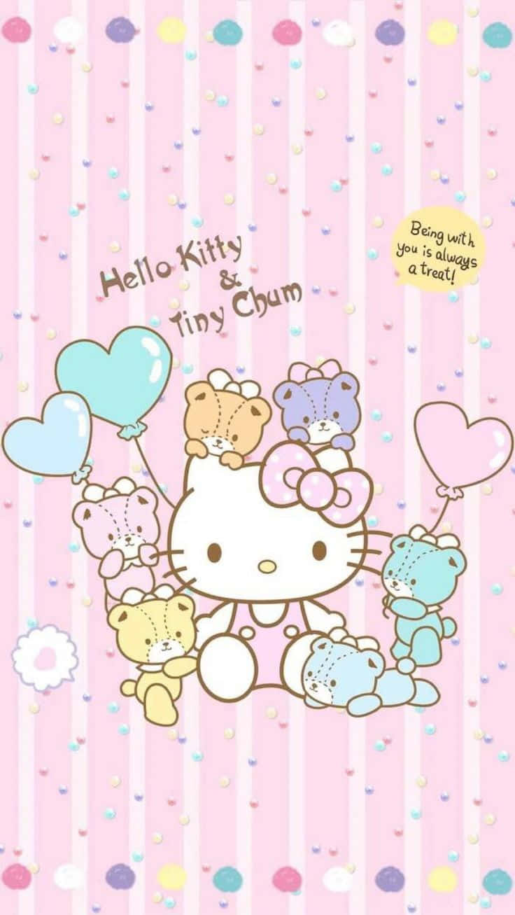 Download Stay connected with the Sanrio Phone Wallpaper