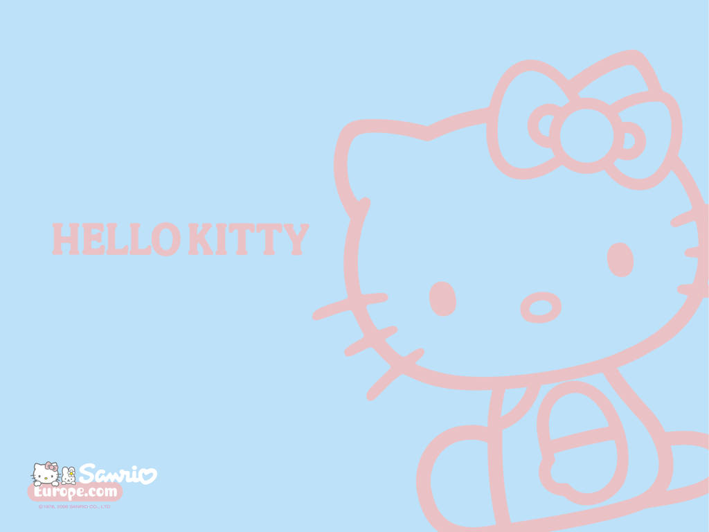 Sanrio Pink And Blue Hello Kitty