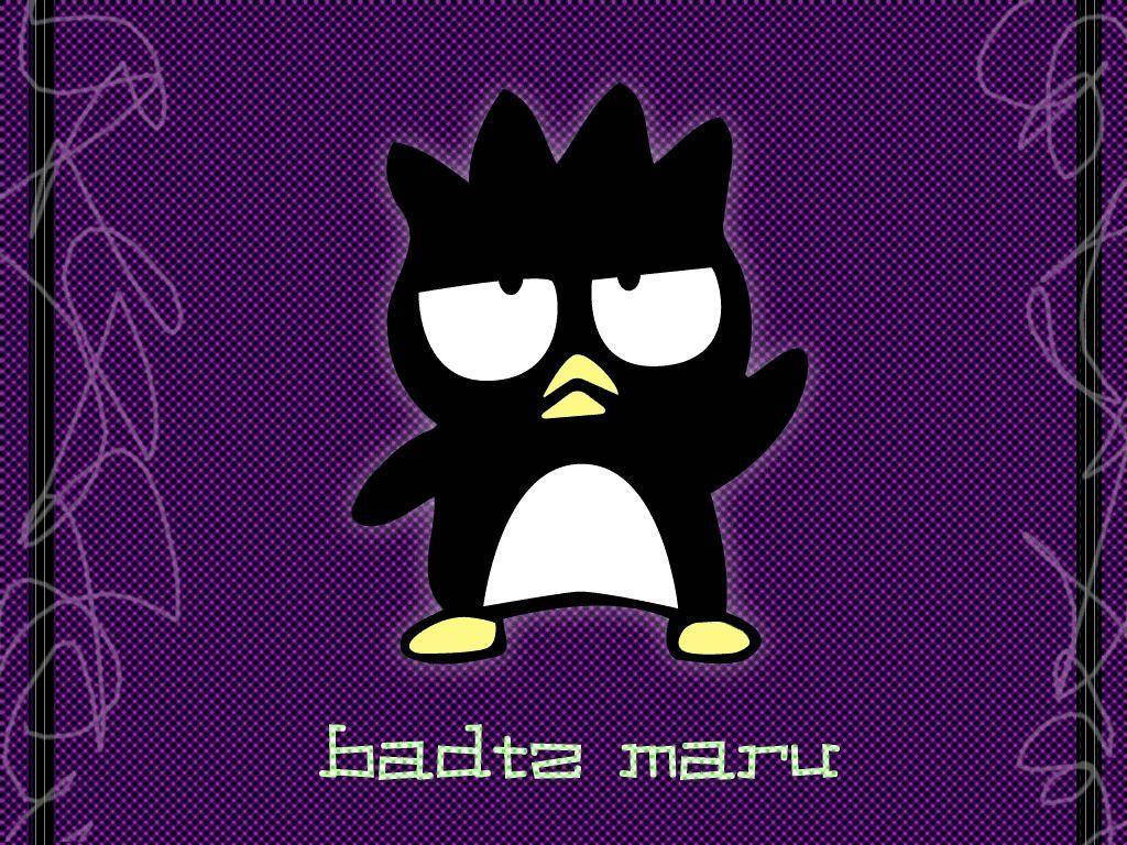 Sanrio's Badtz Maru Purple Poster