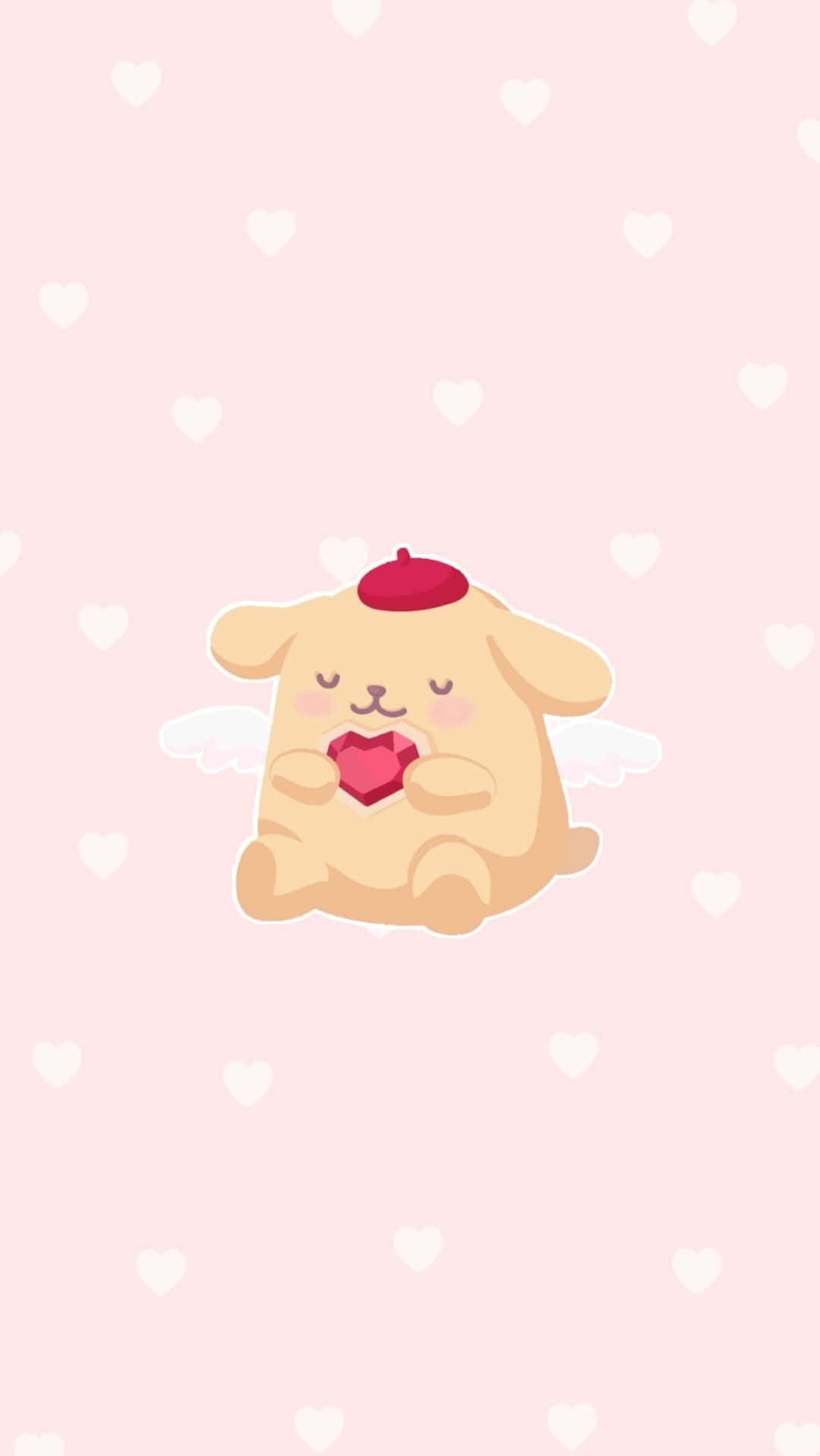 Sanrio_ Valentine_ Puppy_ Love Wallpaper