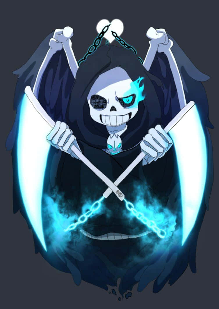 Sans, the iconic skeleton from Undertale game